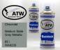 Preview: Chevrolet, Medium Slate Gray Metallic, 85 / WA9235: 400ml Sprühdose + 400ml Klarlack - Set, von ATW Autoteile West.